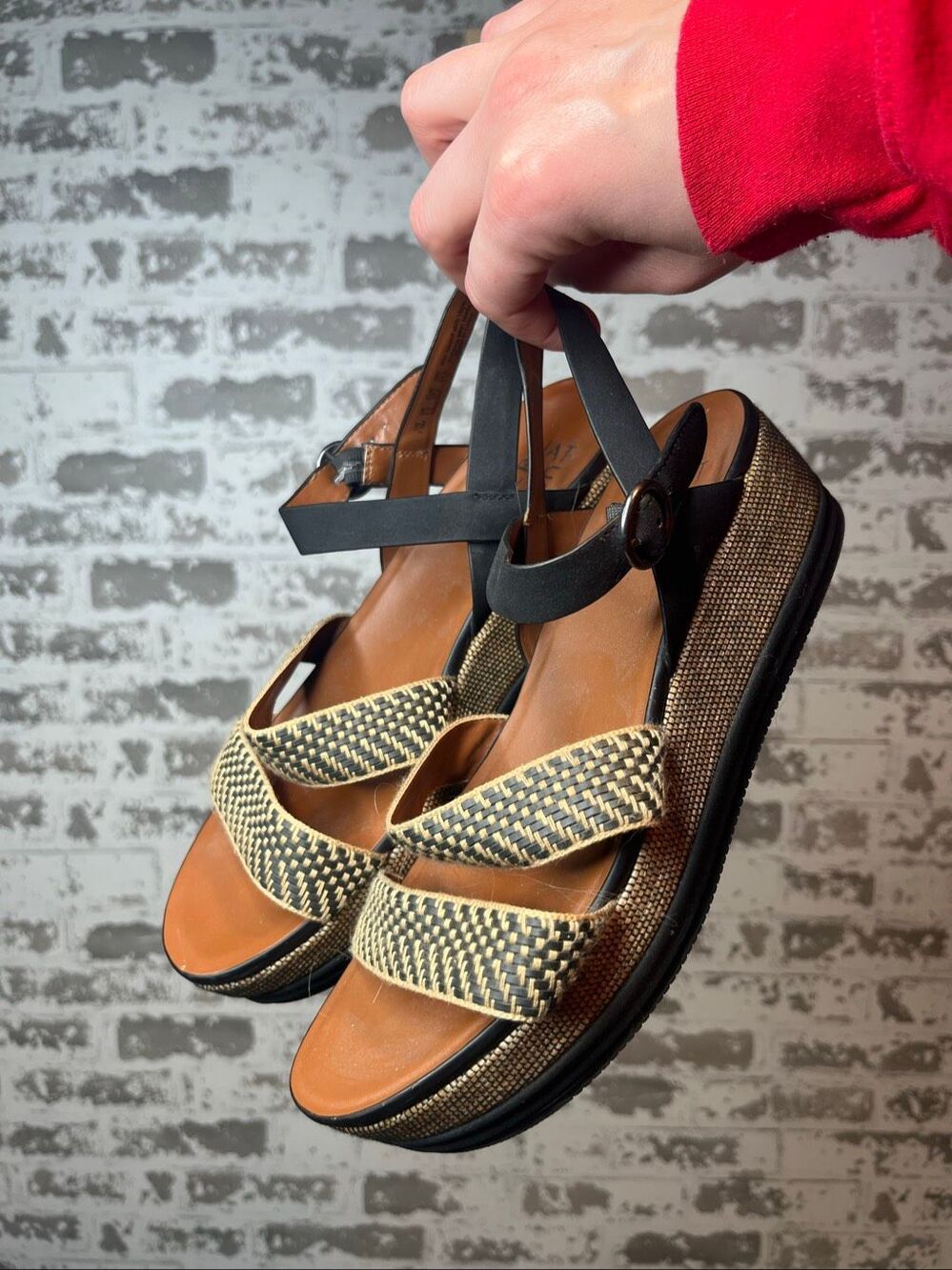 Naturalize | women platform man made strappy sandals